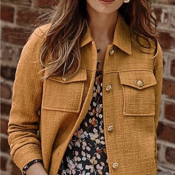 Modern Tweed Jacket J.Jill NWT - Picture 4 of 5